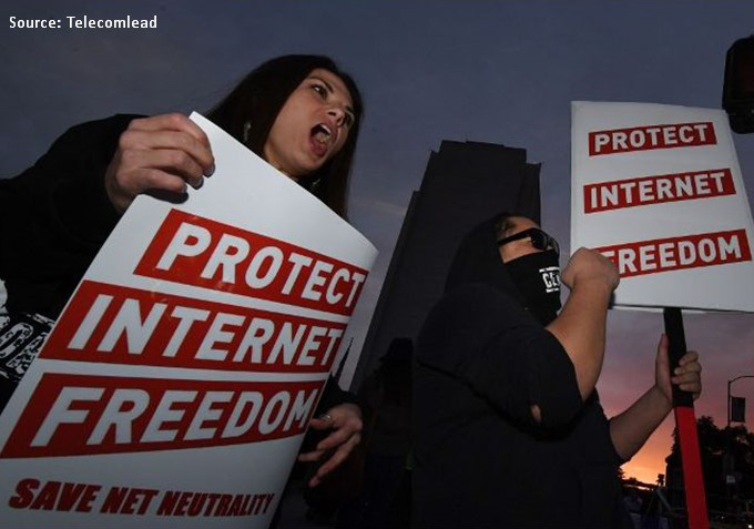 Net neutrality protests