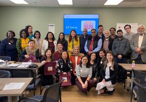 Community partners at a census training in Houston