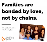 Families are bonded by love