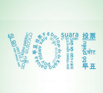 vote in many languages